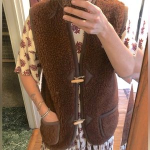 Wool Sherpa vest